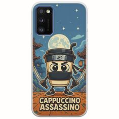 Brainrot - Cappuccino Assasino Samsung Galaxy A41 Flexible TPU (Διάφανη Σιλικόνη)