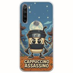 Brainrot - Cappuccino Assasino Xiaomi Redmi Note 8T Flexible TPU (Διάφανη Σιλικόνη)