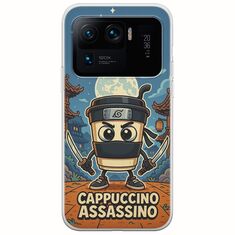 Brainrot - Cappuccino Assasino Xiaomi Mi 11 Ultra Flexible TPU (Διάφανη Σιλικόνη)