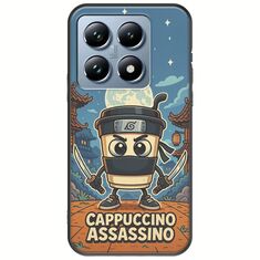 Brainrot - Cappuccino Assasino Xiaomi 14T Pro 5G Black TPU (Μαύρη Σιλικόνη)