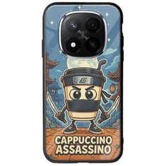 Brainrot - Cappuccino Assasino Xiaomi Redmi Note 14 Pro 5G Groove TPU (Tempered Glass και TPU)
