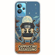 Brainrot - Cappuccino Assasino Realme GT2 Pro Flexible TPU (Διάφανη Σιλικόνη)