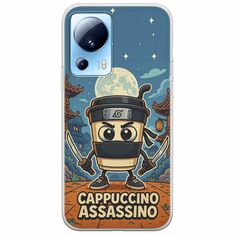 Brainrot - Cappuccino Assasino Xiaomi 13 Lite 5G Flexible TPU (Διάφανη Σιλικόνη)