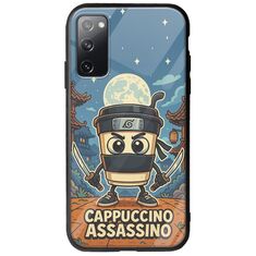Brainrot - Cappuccino Assasino Samsung Galaxy S20 Groove TPU (Tempered Glass και TPU)