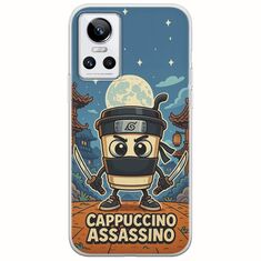 Brainrot - Cappuccino Assasino Realme GT Neo 3 Flexible TPU (Διάφανη Σιλικόνη)