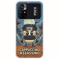 Brainrot - Cappuccino Assasino Xiaomi Poco M4 Pro 4G Flexible TPU (Διάφανη Σιλικόνη)