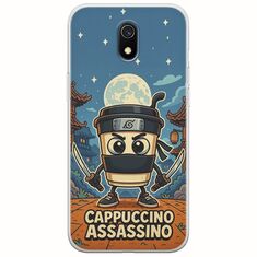 Brainrot - Cappuccino Assasino Xiaomi Redmi 8A Flexible TPU (Διάφανη Σιλικόνη)