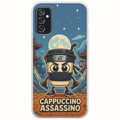 Brainrot - Cappuccino Assasino Samsung Galaxy M52 5G Flexible TPU (Διάφανη Σιλικόνη)