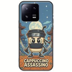 Brainrot - Cappuccino Assasino Xiaomi 13 Pro 5G Black TPU (Μαύρη Σιλικόνη)