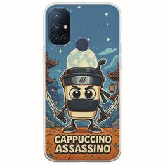Brainrot - Cappuccino Assasino OnePlus N10 5G Flexible TPU (Διάφανη Σιλικόνη)