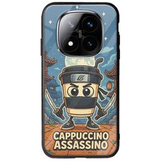 Brainrot - Cappuccino Assasino Xiaomi Redmi Note 14 Pro+ 5G Groove TPU (Tempered Glass και TPU)