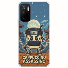 Brainrot - Cappuccino Assasino Xiaomi Poco M3 Pro 5G Flexible TPU (Διάφανη Σιλικόνη)