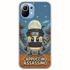 Brainrot - Cappuccino Assasino Xiaomi Mi 11 Flexible TPU (Διάφανη Σιλικόνη)
