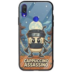 Brainrot - Cappuccino Assasino Xiaomi Redmi Note 7 Groove TPU (Tempered Glass και TPU)