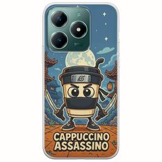 Brainrot - Cappuccino Assasino Realme C61 Flexible TPU (Διάφανη Σιλικόνη)