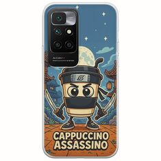 Brainrot - Cappuccino Assasino Xiaomi Redmi 10 Flexible TPU (Διάφανη Σιλικόνη)