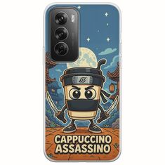 Brainrot - Cappuccino Assasino Oppo Reno 12 Pro 5G Flexible TPU (Διάφανη Σιλικόνη)
