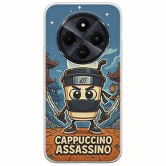 Brainrot - Cappuccino Assasino Xiaomi Redmi 14C Flexible TPU (Διάφανη Σιλικόνη)