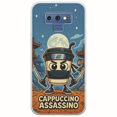 Brainrot - Cappuccino Assasino Samsung Galaxy Note 9 Flexible TPU (Διάφανη Σιλικόνη)