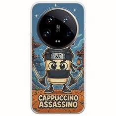 Brainrot - Cappuccino Assasino Xiaomi 14 Ultra 5G Flexible TPU (Διάφανη Σιλικόνη)