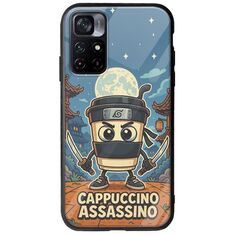 Brainrot - Cappuccino Assasino Xiaomi Poco M4 Pro 5G Groove TPU (Tempered Glass και TPU)