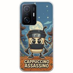 Brainrot - Cappuccino Assasino Xiaomi 11T / 11T Pro Flexible TPU (Διάφανη Σιλικόνη)