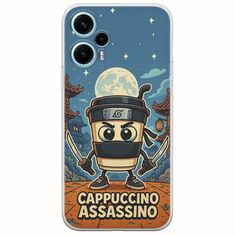 Brainrot - Cappuccino Assasino Xiaomi Poco F5 5G Flexible TPU (Διάφανη Σιλικόνη)