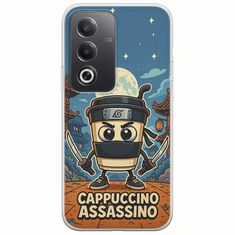 Brainrot - Cappuccino Assasino Oppo A80 5G Flexible TPU (Διάφανη Σιλικόνη)