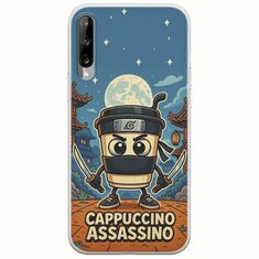 Brainrot - Cappuccino Assasino Samsung Galaxy A30s Flexible TPU (Διάφανη Σιλικόνη)