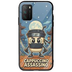Brainrot - Cappuccino Assasino Xiaomi Poco M3 Groove TPU (Tempered Glass και TPU)