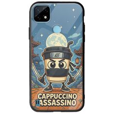 Brainrot - Cappuccino Assasino Realme C21Y / Realme C25Y Groove TPU (Tempered Glass και TPU)