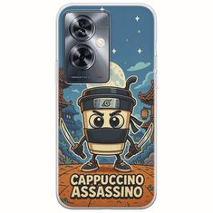 Brainrot - Cappuccino Assasino OnePlus Nord N30 SE 5G Flexible TPU (Διάφανη Σιλικόνη)