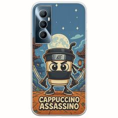 Brainrot - Cappuccino Assasino Realme C65 4G Flexible TPU (Διάφανη Σιλικόνη)