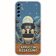 Brainrot - Cappuccino Assasino TCL 20S / 20 5G / 20L / 20L+ Flexible TPU (Διάφανη Σιλικόνη)