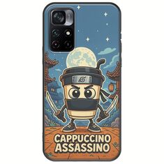 Brainrot - Cappuccino Assasino Xiaomi Poco M4 Pro 5G Black TPU (Μαύρη Σιλικόνη)