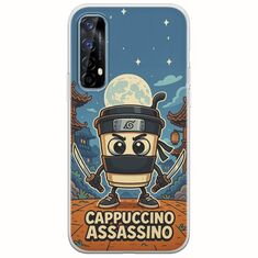 Brainrot - Cappuccino Assasino Realme 7 Flexible TPU (Διάφανη Σιλικόνη)