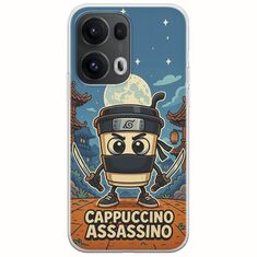 Brainrot - Cappuccino Assasino Oppo Reno 13 Pro 5G Flexible TPU (Διάφανη Σιλικόνη)
