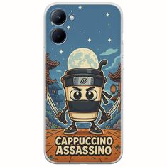 Brainrot - Cappuccino Assasino Realme C33 Flexible TPU (Διάφανη Σιλικόνη)