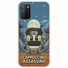 Brainrot - Cappuccino Assasino Xiaomi Poco M3 Flexible TPU (Διάφανη Σιλικόνη)