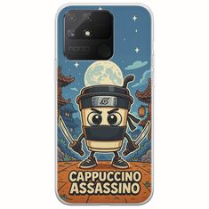 Brainrot - Cappuccino Assasino Realme Narzo 50A Flexible TPU (Διάφανη Σιλικόνη)