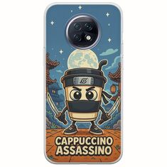 Brainrot - Cappuccino Assasino Xiaomi Redmi Note 9T 5G Flexible TPU (Διάφανη Σιλικόνη)