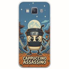 Brainrot - Cappuccino Assasino Samsung Galaxy A3(2015) Flexible TPU (Διάφανη Σιλικόνη)