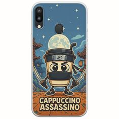Brainrot - Cappuccino Assasino Samsung Galaxy M20 Flexible TPU (Διάφανη Σιλικόνη)