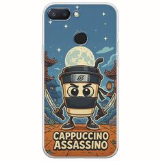 Brainrot - Cappuccino Assasino Xiaomi Mi 8 Lite Flexible TPU (Διάφανη Σιλικόνη)