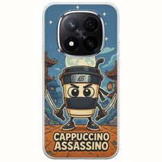 Brainrot - Cappuccino Assasino Xiaomi Redmi Note 14 Pro 5G Flexible TPU (Διάφανη Σιλικόνη)