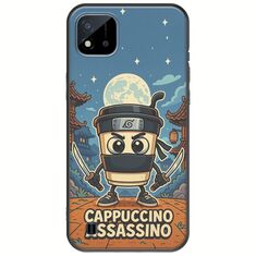 Brainrot - Cappuccino Assasino Realme C11 2021 Black TPU (Μαύρη Σιλικόνη)