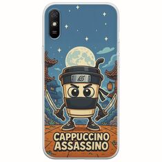 Brainrot - Cappuccino Assasino Xiaomi Redmi 9A Flexible TPU (Διάφανη Σιλικόνη)