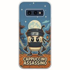 Brainrot - Cappuccino Assasino Samsung Galaxy S10e Flexible TPU (Διάφανη Σιλικόνη)