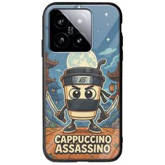 Brainrot - Cappuccino Assasino Xiaomi 14T 5G Groove TPU (Tempered Glass και TPU)