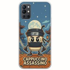 Brainrot - Cappuccino Assasino OnePlus 9R 5G Flexible TPU (Διάφανη Σιλικόνη)